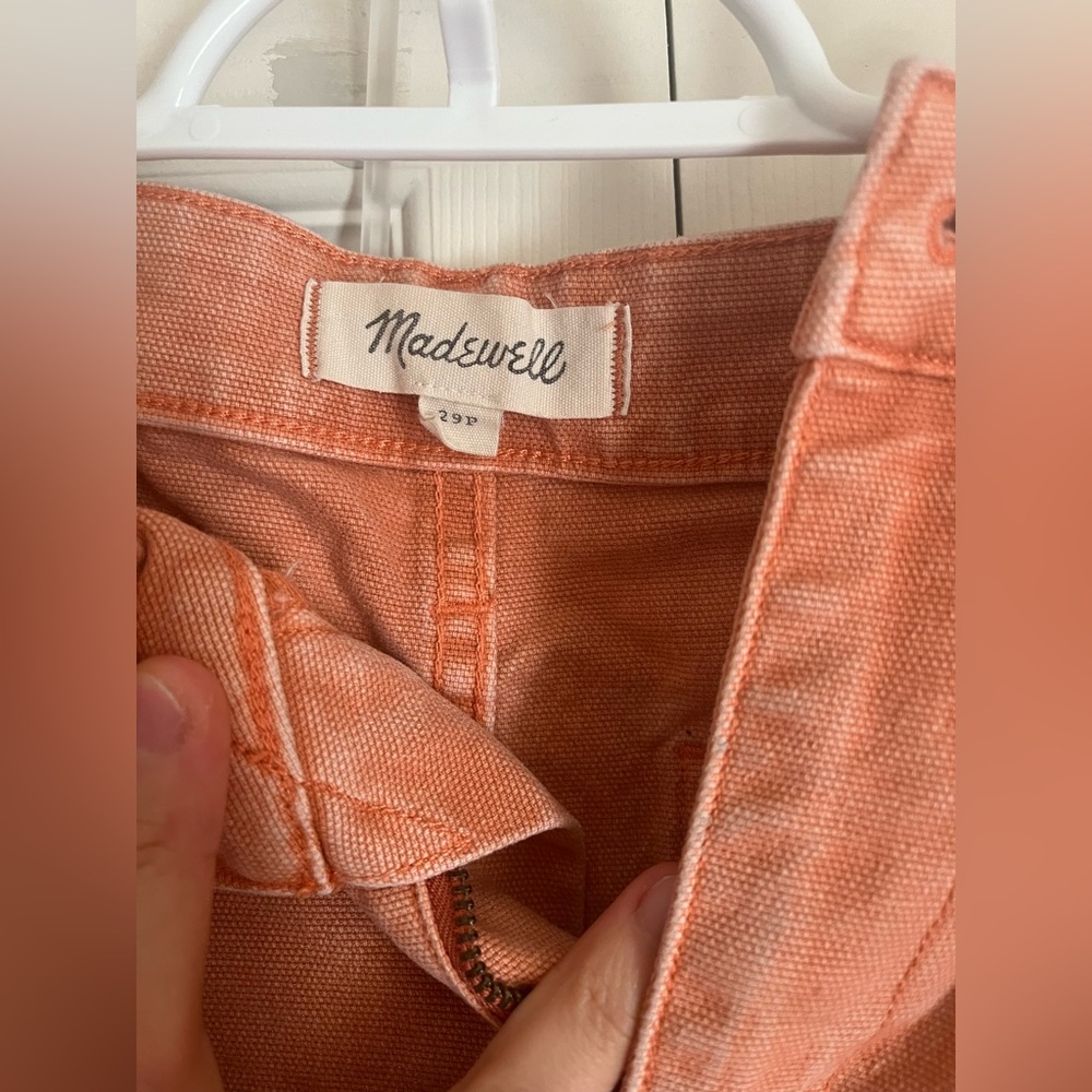 Madewell petite slim emmett wide leg crop pants